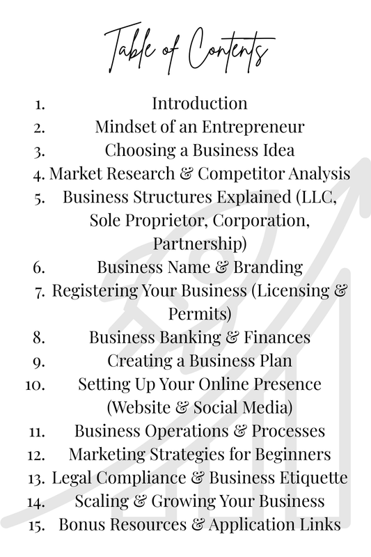 Business Startup Basics: The Complete Beginner’s Guide to Starting and Running a Successful Business
